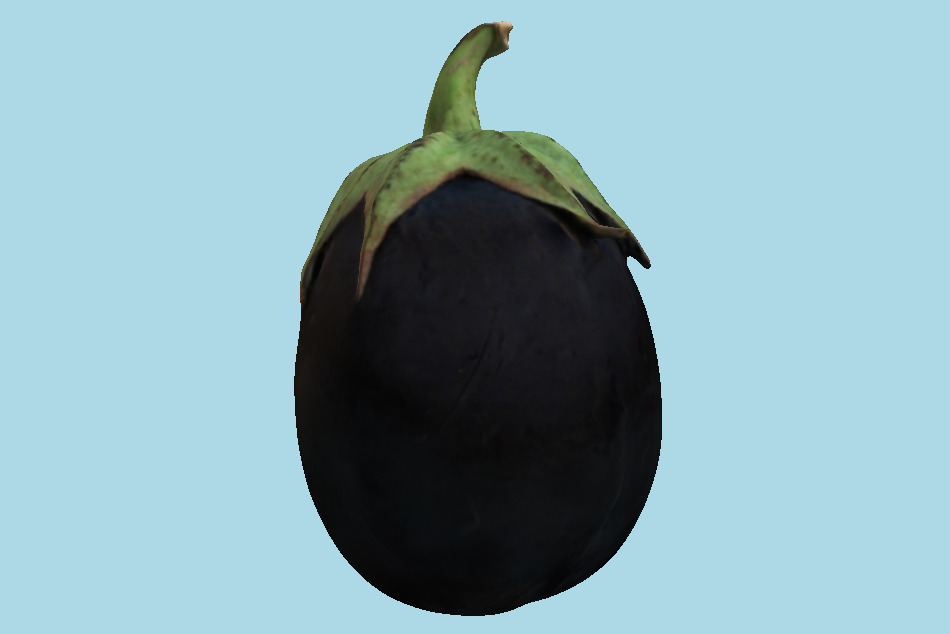 Eggplant 3d model