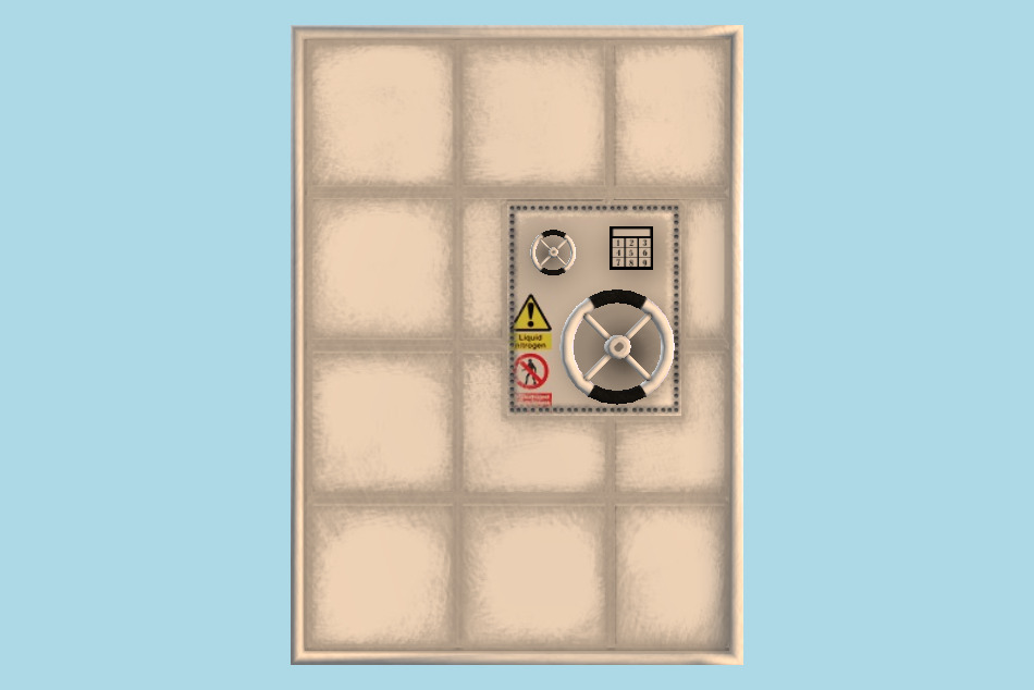 Vault Door 3d model