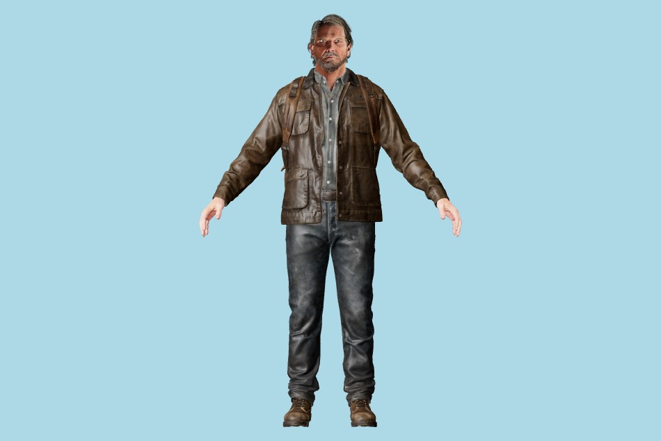 The Last Of Us II - TLOU Joel 3d model