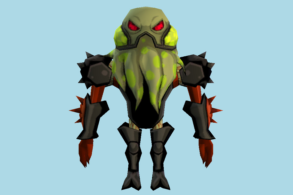 FusionFall - Vilgax Nano Ben 10 3d model