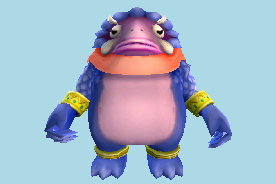 Adventure Island: The Beginning Fish-Man 3d model