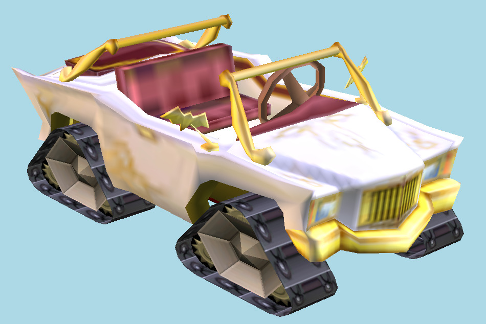CTR Crash Tag Team Racing Car 3d model