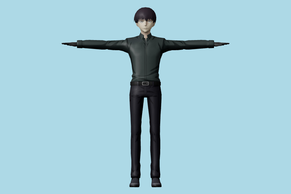 Tokyo Ghoul Re Birth - Kuki Urie 3d model