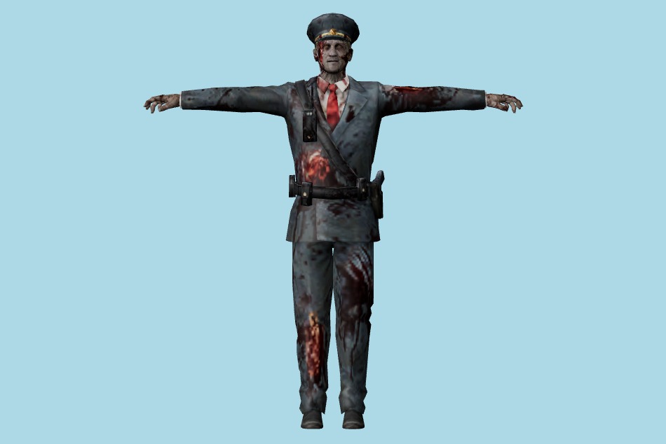 Resident Evil: Chronicles - CVX Zombies Pack 3d model