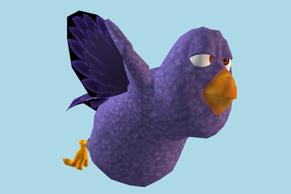Yo Frankie Bird 3d model