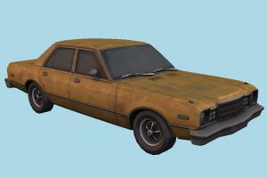 Sedan Old Car sedan, vehicle, car, vintage, retro, saloon, historical, worn, old, plymouth, mopar