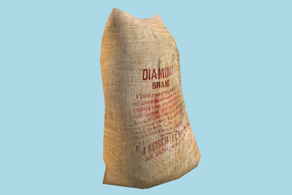 Sack of Flour 3d model