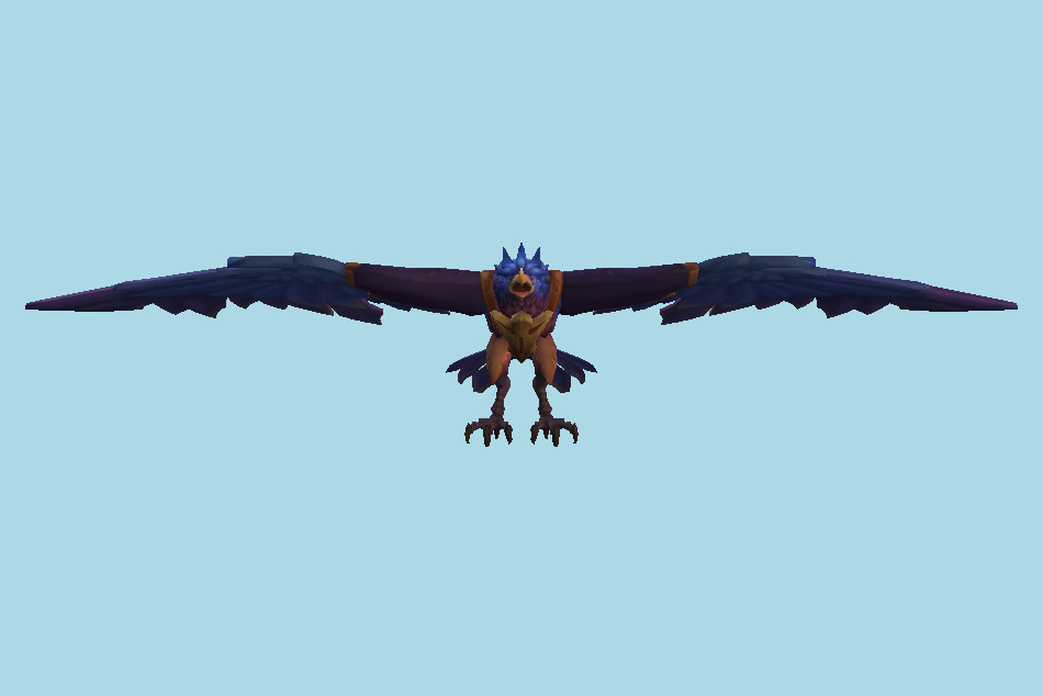 League of Legends Quinn & Valor Eagle 3d model