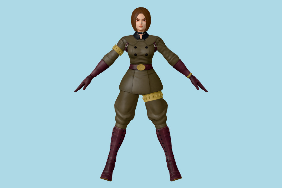 KOFXIV - Whip 3d model