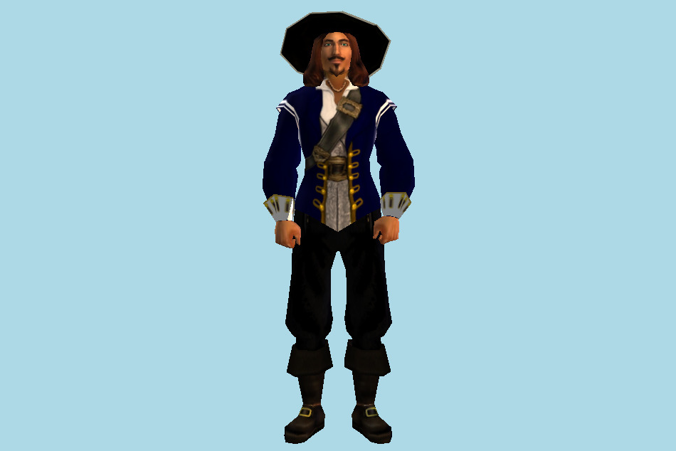 Navarra Man 3d model