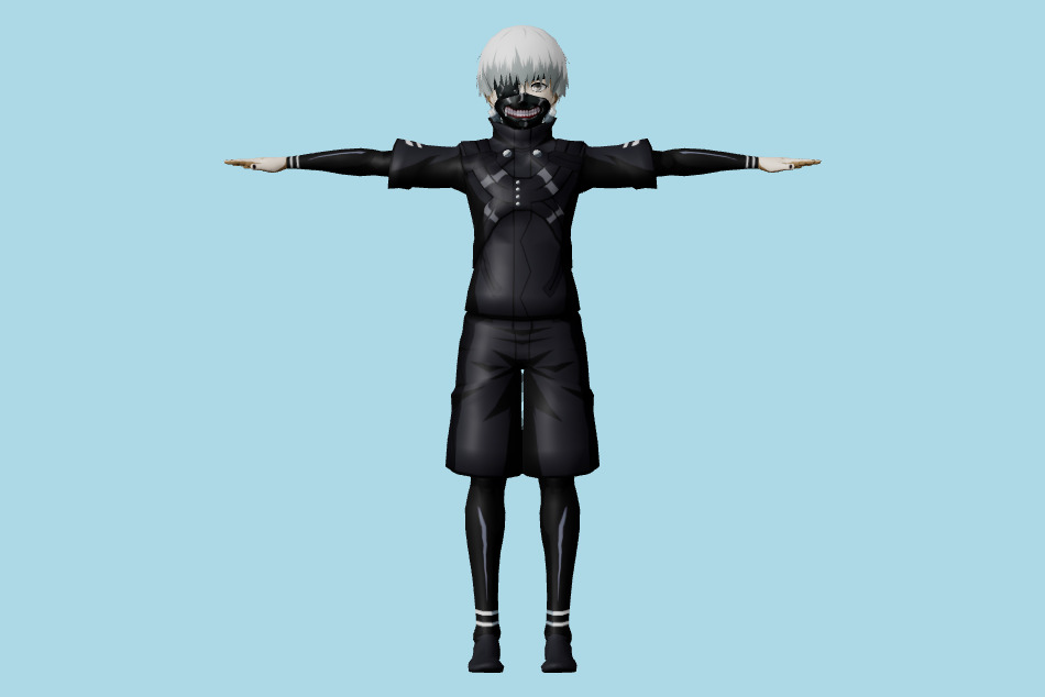 Tokyo Ghoul Re Birth - Ken Kaneki 3d model