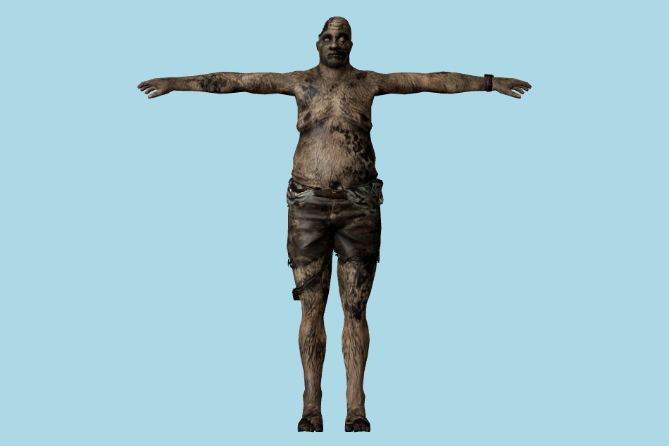 Resident Evil: Chronicles - Mansion Zombies 3d model