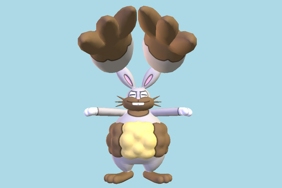 Diggersby 3d model
