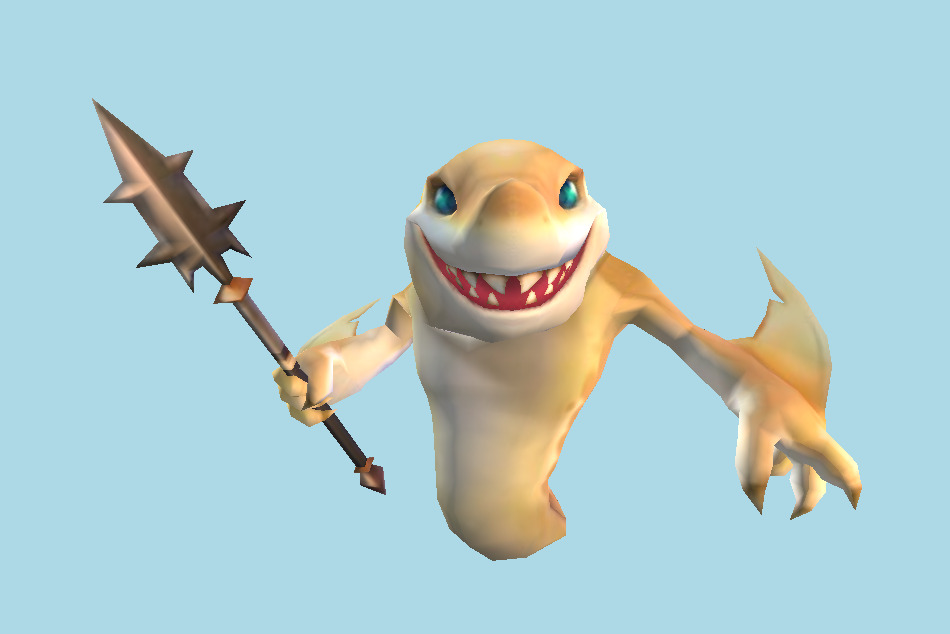 Summoners Light War Charger Shark 3d model