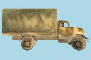 Truck Very Low-poly truck