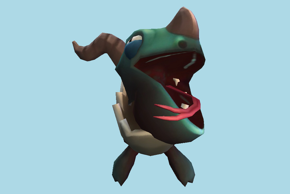 League of Legends Little Lulu Dragon 3d model