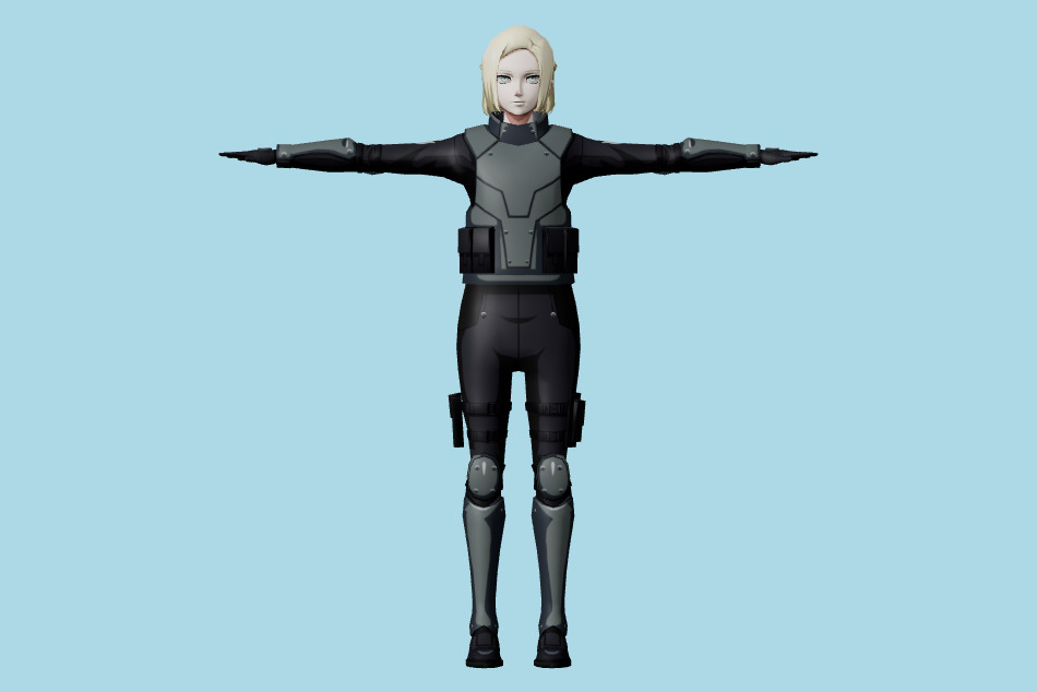 Tokyo Ghoul Re Birth - Akira Mado 3d model