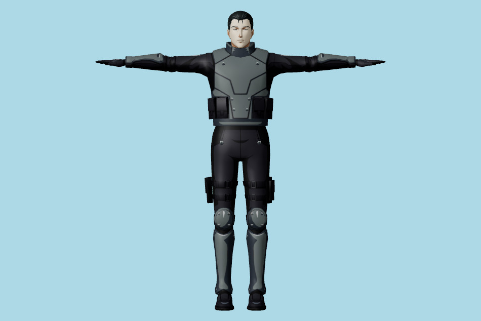 Tokyo Ghoul Re Birth - Kousuke Houji 3d model