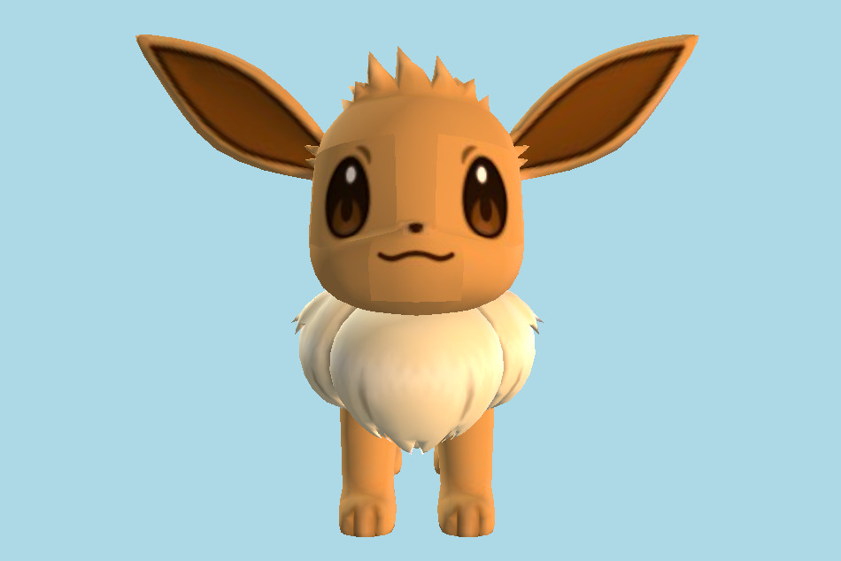 Pokemon Eevee 3d model