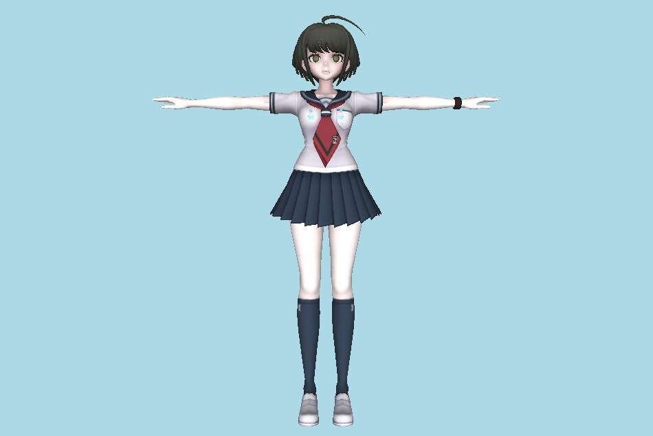 Danganronpa Ultra Despair Girls: Komaru Naegi 3d model