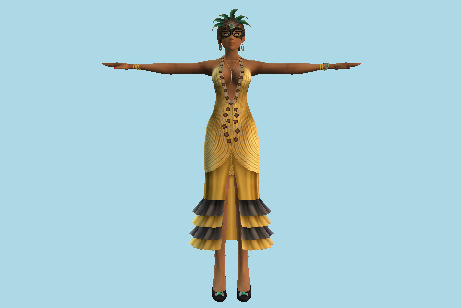 DOA: Dimensions - Lisa Hamilton 3d model