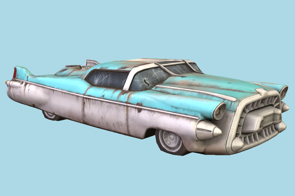 Fallout Car 3d model