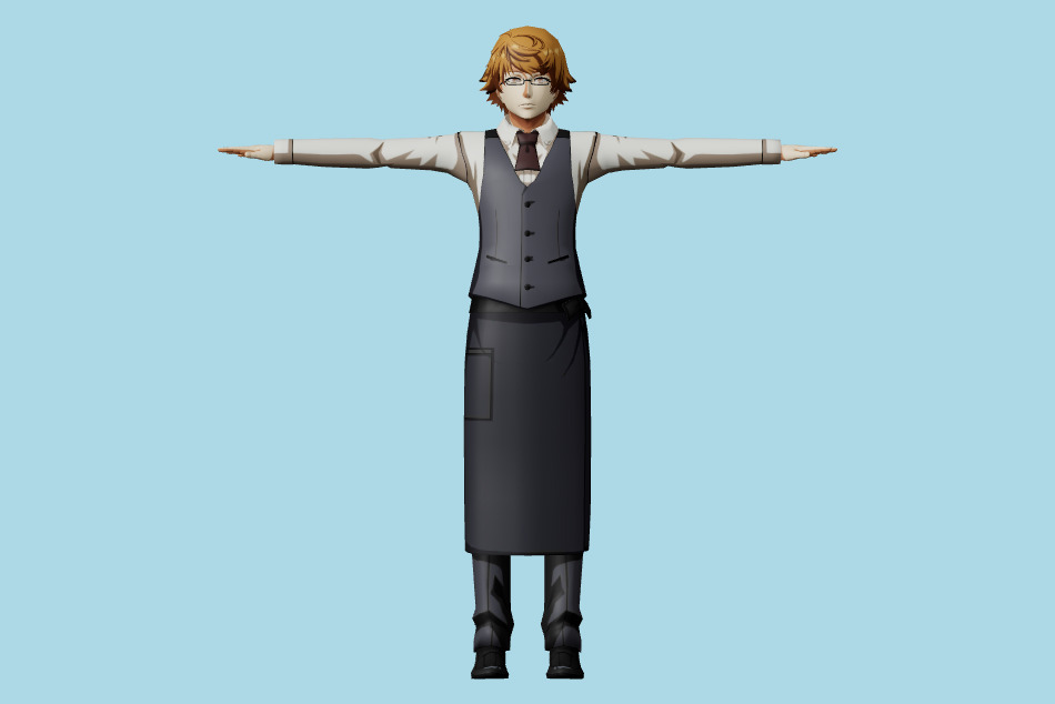 Tokyo Ghoul Re Birth - Nishiki Nishio 3d model