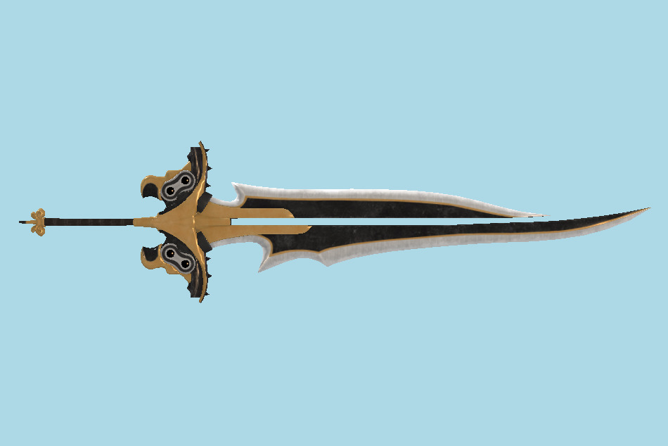 Final Fantasy 7 Remake - FFVII Cloud Strife Weapon Sword 3d model