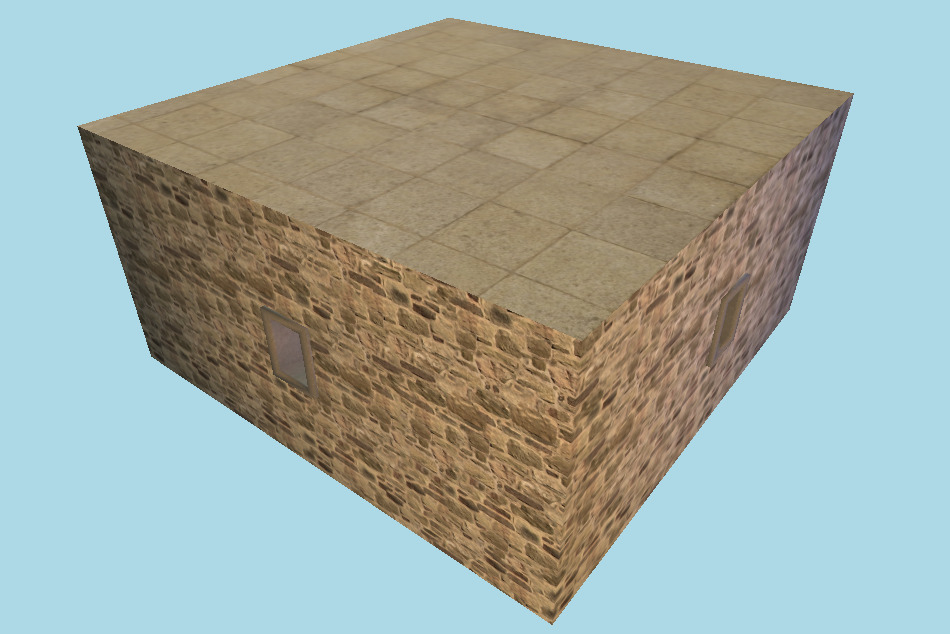 Tower Part Window 3d model