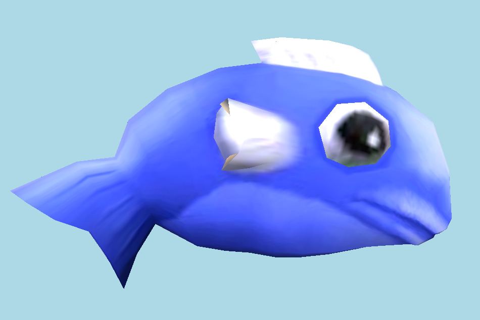 Adventure Island: The Beginning Fish 3d model