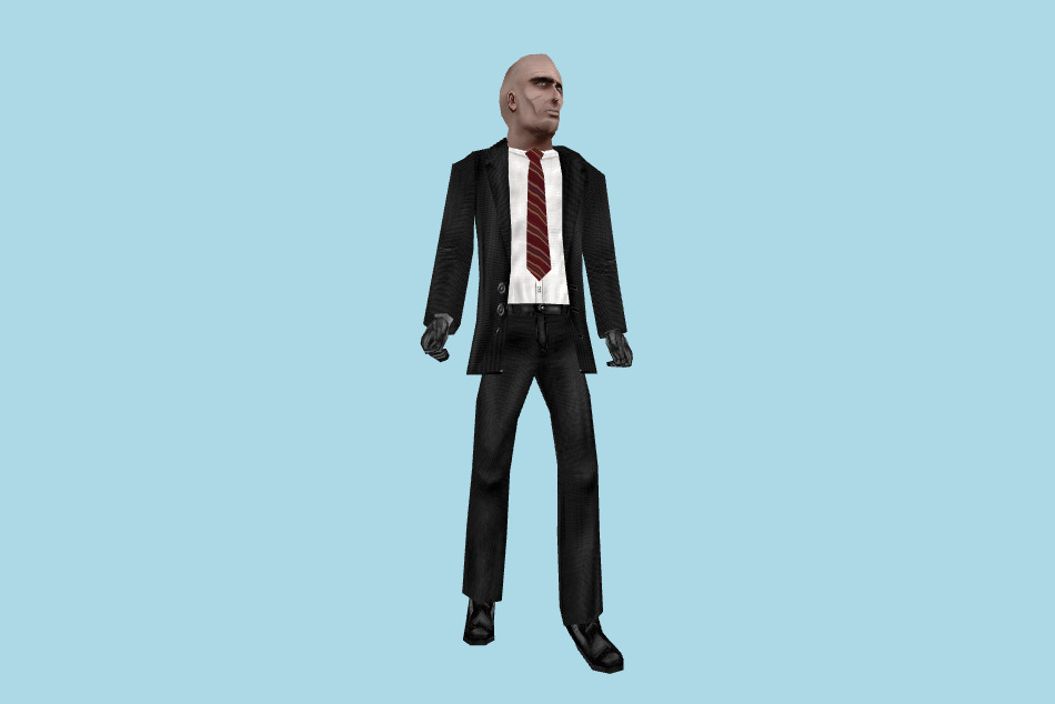 Hitman HL MDL 3d model