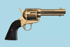 Gun revolver, pistol, handgun, weapon, gun, firearm, arm