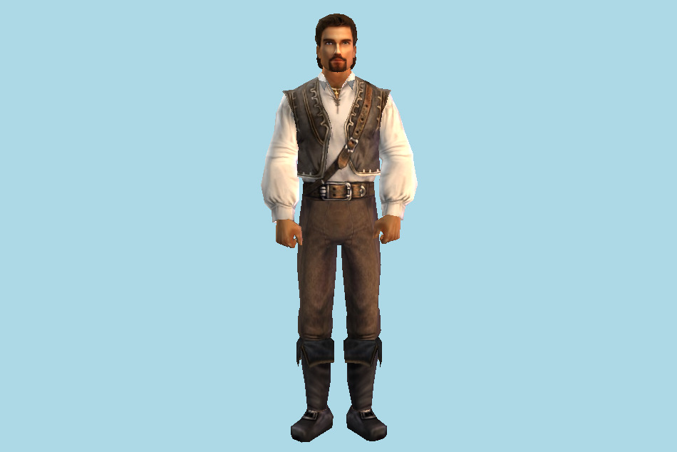 Blaze Man 3d model