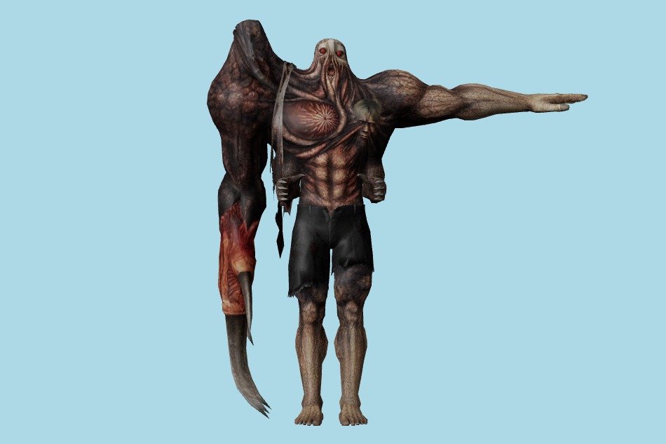 Resident Evil: Chronicles - RE William Birkin 5 3d model