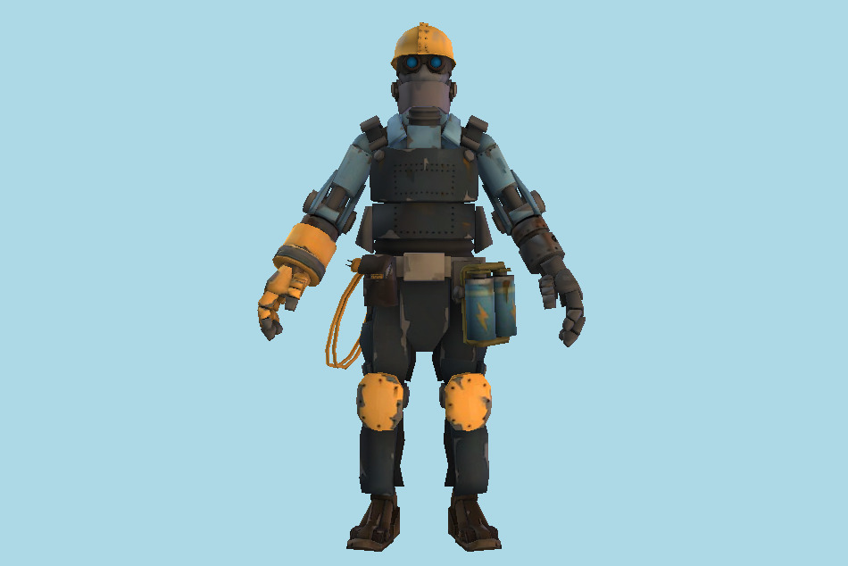 Robot Engineer 3d model
