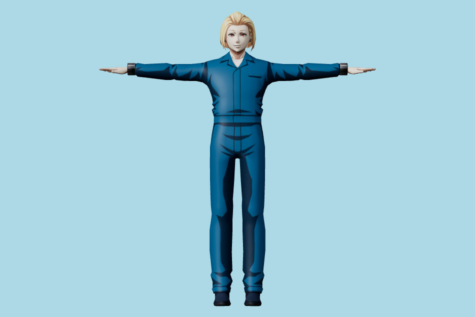Tokyo Ghoul Re Birth - Naki 3d model
