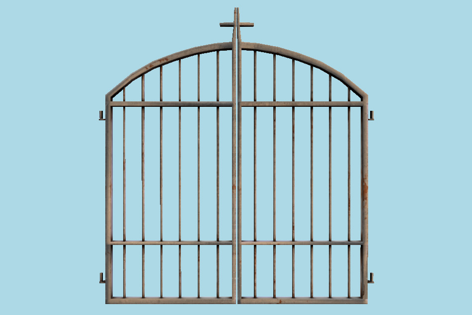Metal Gate 3d model