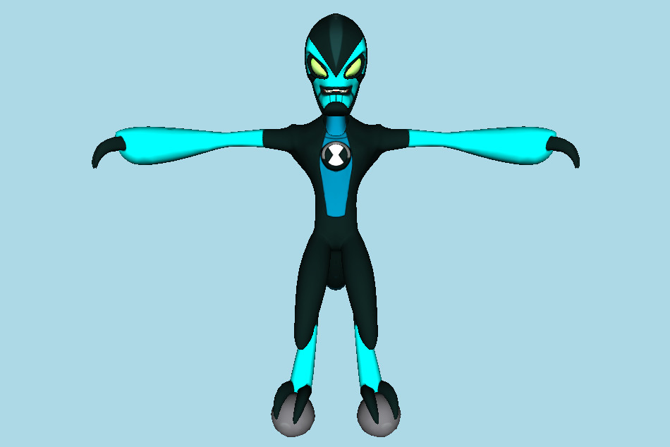 Ben 10 XLR8 3d model