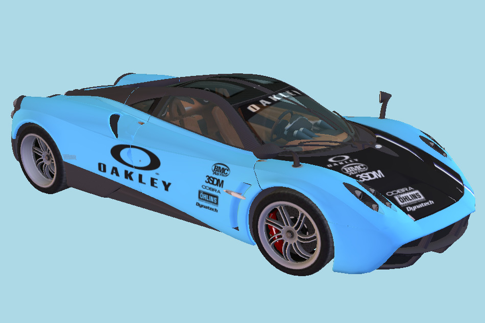 Pagani Huayra Car 2012 3d model