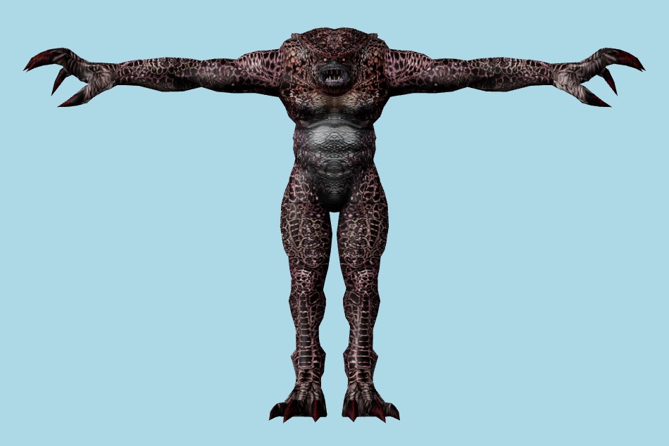 Resident Evil: Chronicles - Hunter Monster 3d model