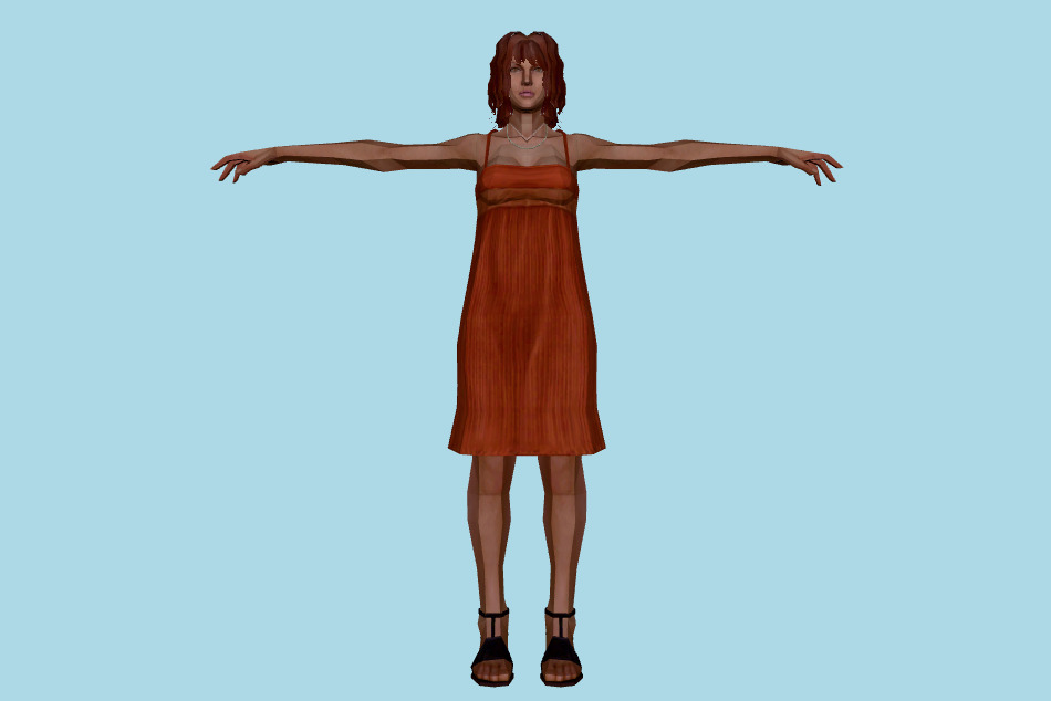 Girl 3d model