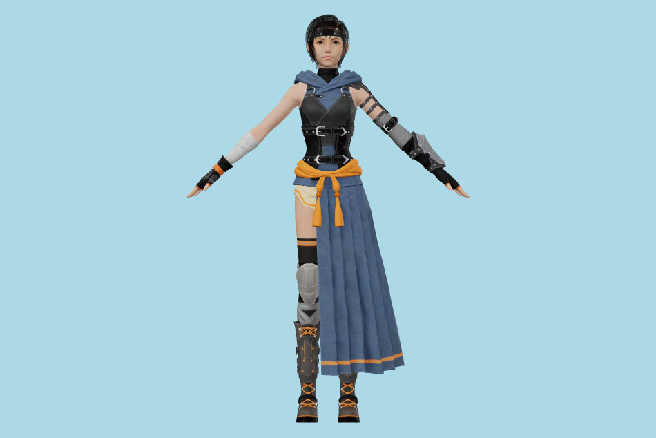 Final Fantasy Ever Crisis - FFVII Yuffie (Shinobi Hawk) 3d model