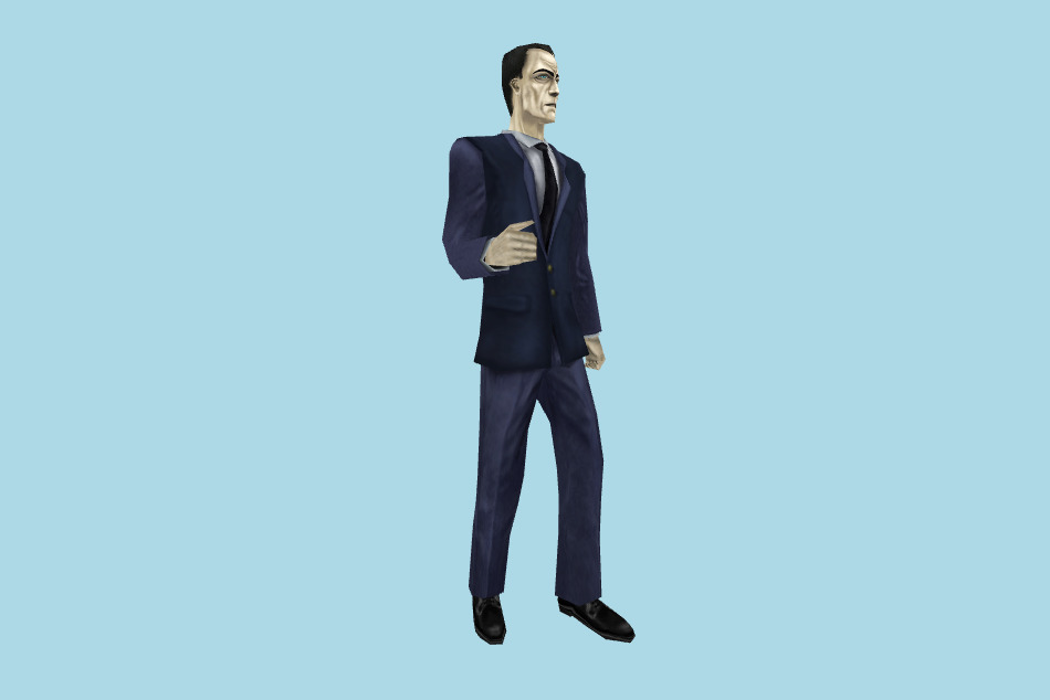 Gman HL MDL 3d model