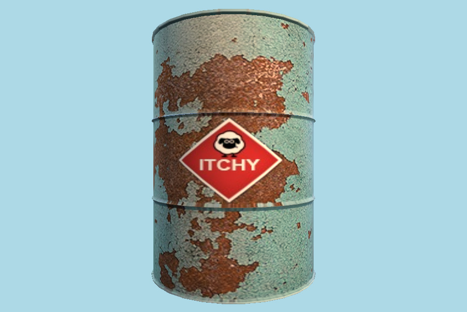 Metal Barrel 3d model