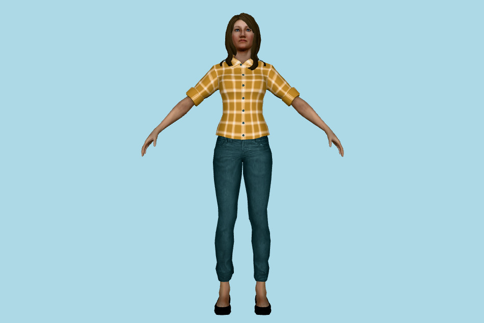 Gretchen Peregrine 3d model