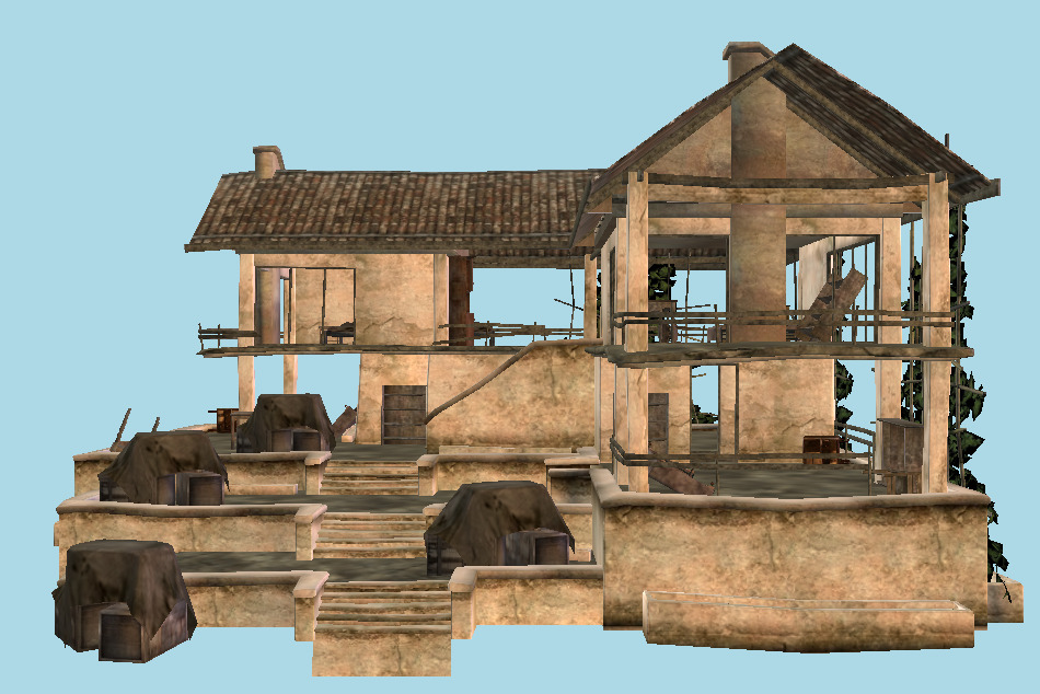 Abandoned House 3d model