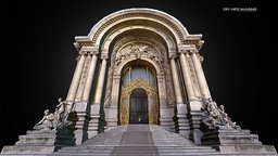 Petit Palais imaging, drones, photogrammetrie, photoscan, architecture, photogrammetry