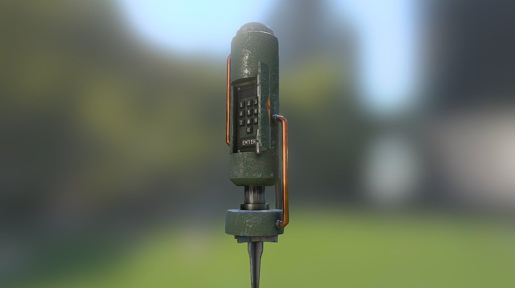 Whats that ticking noise? - Big Explosive Charge - 3D model by Rayco Haex (@rayco_haex) 3d model