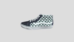 Vans Sk8-mid 绿白棋盘格_VN0A3MV85I9 vans, sneakers, sk8-mid