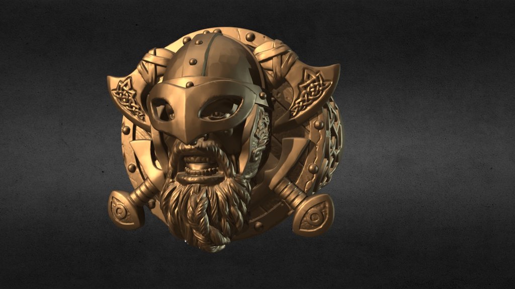 Ring based on Scandinavian history -link removed- - Ring Viking - 3D model by doncgartist 3d model
